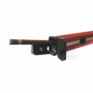 ASTUCCIO ARCO 1 POSTO VIOLONCELLO IN ALLUMINIO ROSSO
