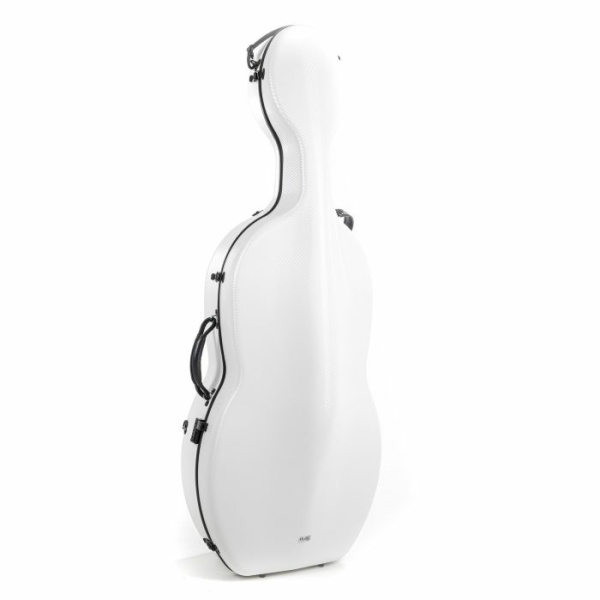 GEWA ASTUCCIO VIOLONCELLO 4/4 POLICARBONATO PURE 4.6 BIANCO CON RUOTE