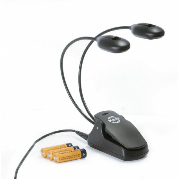 K&M LAMPADA LEGGIO A DOPPIO STELO 4+4 LED 12270-55