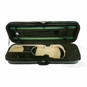 ASTUCCIO VIOLINO 4/4 RETTANGOLARE VERDE-NERO/VERDE-BEIGE FOAM 28950