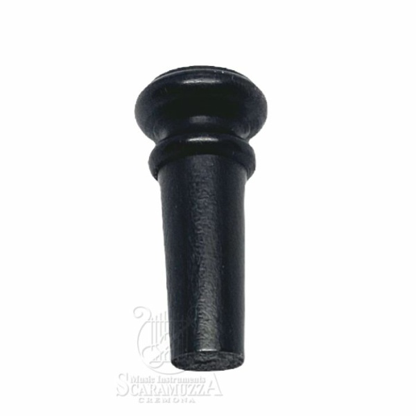 BOTTONE VIOLINO 4/4 EBANO CON 3 SCANALATURE