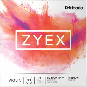 D'ADDARIO ZYEX VIOLINO DZ310A MUTA MEDIUM CON RE ALLUMINIO