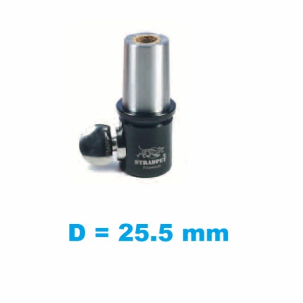 STRADPET TITANIO INNESTO PER PUNTALE NERO DA 26.5 mm 64304-26.5