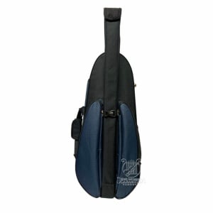 ASTUCCIO VIOLINO 4/4 SAGOMATO AEREO CON ARCO ESTERNO PAGANINI NERO-BLU/VERDE BEIGE