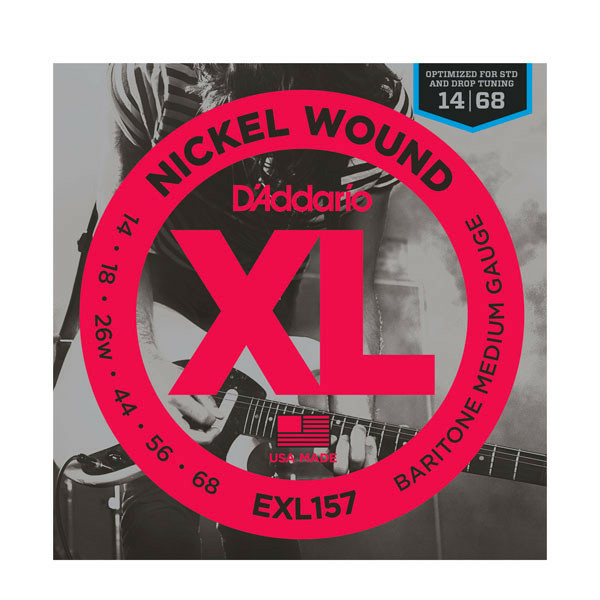 D'ADDARIO EXL157 MUTA NICKEL 14/68 PER CHITARRA BARITONA