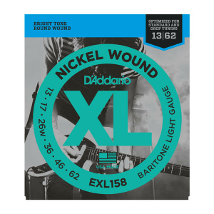 D'ADDARIO EXL158 NICKEL WOUND BARITONE LIGHT 13-62