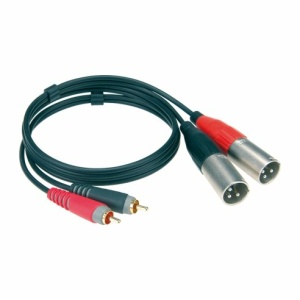 KLOTZ AT-CM0200 2 RCA / 2 XLR M 2MT.