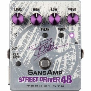 Tech21 FB48 SANSAMP STREET DRIVER - Preamplificatore a pedale signature Frank Bello