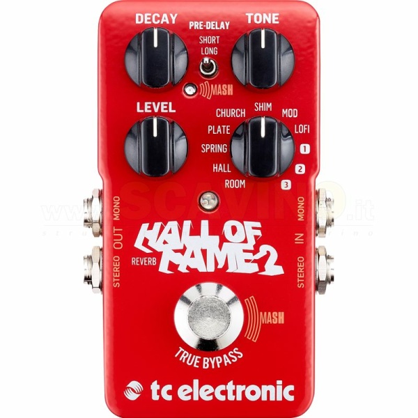 TC Electronic Hall of Fame 2 Effetto Riverbero a Pedale