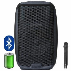 Gemini AS2112 TOGO Diffusore Amplificato Bluetooth 12'' a Batteria con Radiomicrofono 1500W