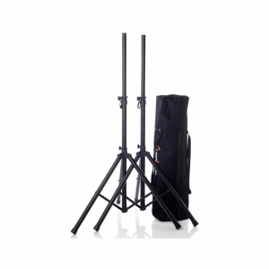 Bespeco SH80N Coppia di supporti per altoparlante con borsa serie stand hard