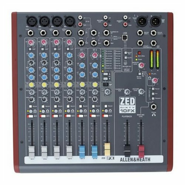 ALLEN & HEATH ZED 60-10FX MIXER ANALOGICO - DSP - USB