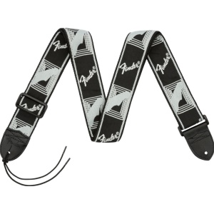 Fender 2" Monogrammed Straps Nera/Grigio/Grigio Scuro