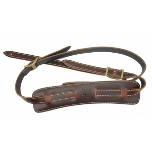 LM PRODUCTS GUITAR STRAP VINTAGE PAD MAHOGANY