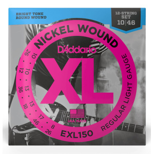 D'Addario EXL150 Regular Light 12 corde