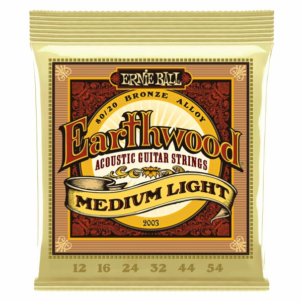 Ernie Ball 2003 Earthwood 80/20 Bronze Medium Light