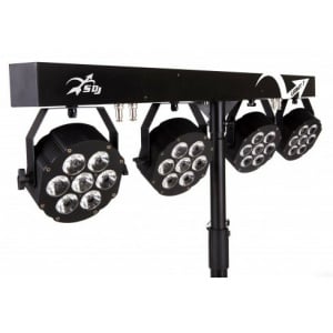 SAGITTER EFFETTO LUCE LED KIT 7 4 PROIETTORI 7X10W