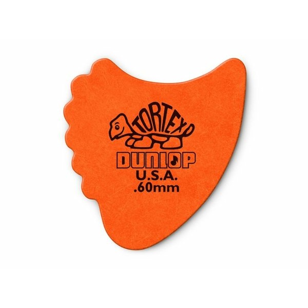 DUNLOP 414R Tortex Fin Orange .60