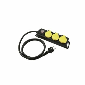 EUROLITE IP44 BK 1.5MT. CIABATTA ELETTRICA 3 POSTI 30240115