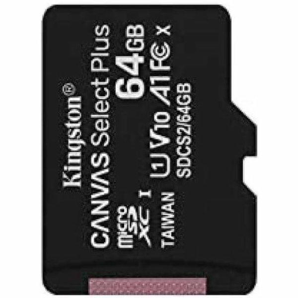 KINGSTON MICROSD 64GB SDSC2 CON ADATTATORE SD