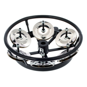MEINL THH-1BK HIHAT TAMBOURINE 5" STEEL JINGLES