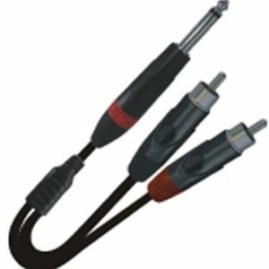 ZZIPP YZZM100 CAVO JACK MONO 2 RCA 1 METRO