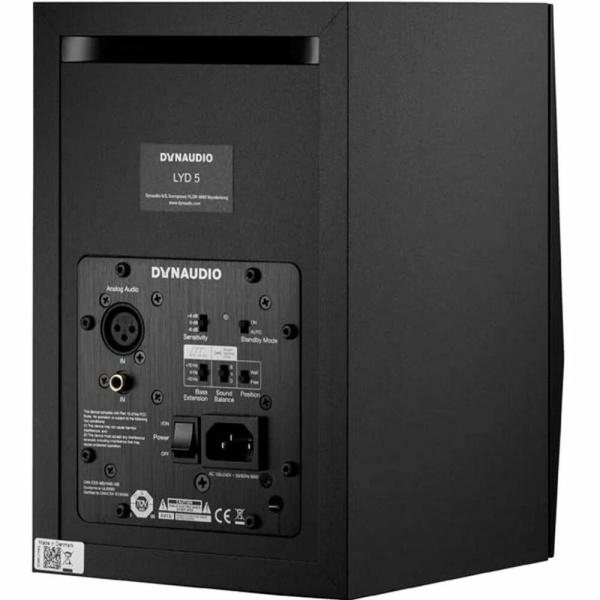 LYD5 BLACK COPPIA MONITOR DA STUDIO