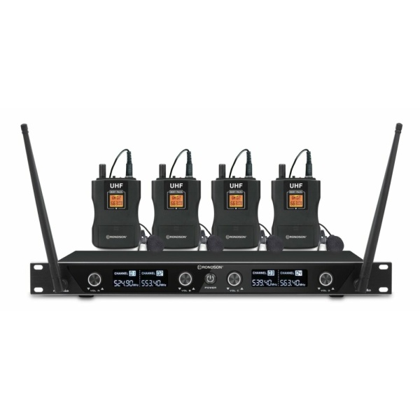 BE-1040/4BP SET 4 MICROFONI HEADSET