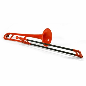 TROMBONE TENORE ROSSO IN PLASTICA