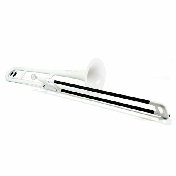 TROMBONE TENORE BIANCO IN PLASTICA