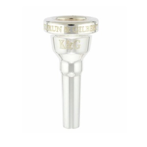 5C LARGE SILVER BOCCHINO TROMBONE TENORE