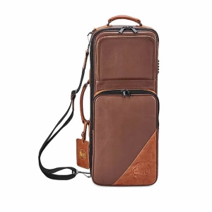 4ECLN-AL ELITE MARRONE BORSA 2 TROMBE