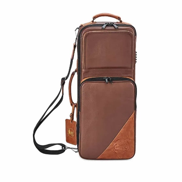 4ECLN-AL ELITE MARRONE BORSA 2 TROMBE