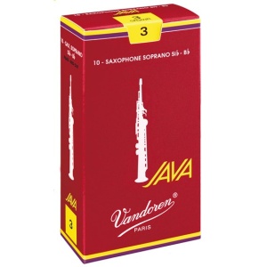 BOX 10 ANCE JAVA RED 3 SAX SOPRANO