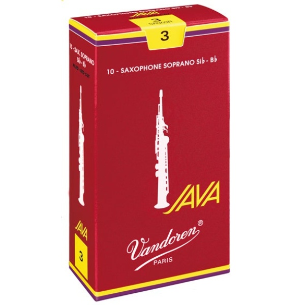 BOX 10 ANCE JAVA RED 3 SAX SOPRANO