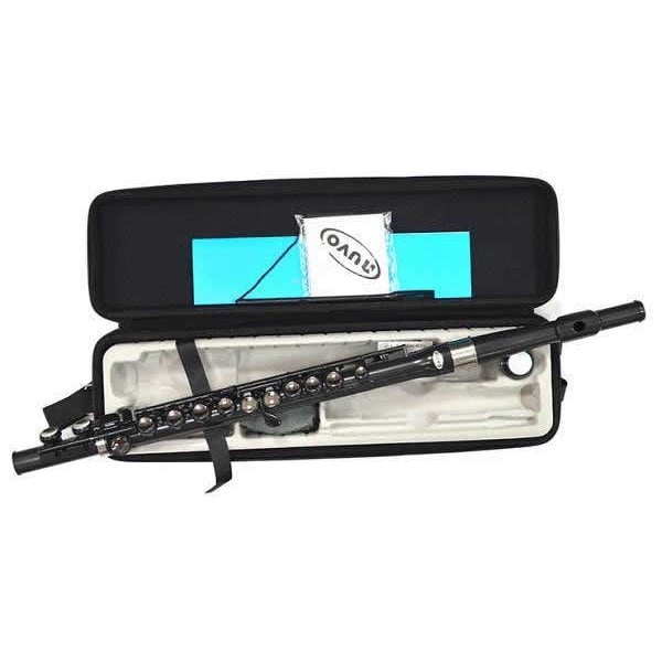N210 STUDENT BK/ARG FLAUTO TRAVERSO IN PLASTICA
