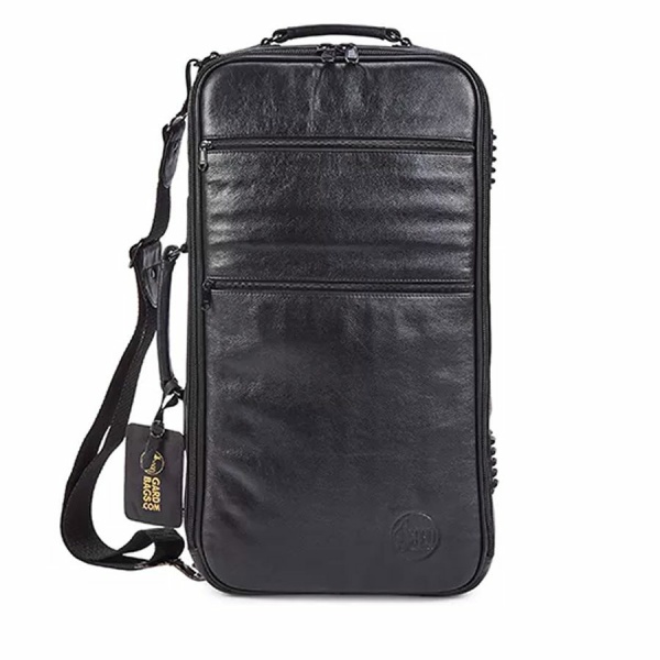 5MCLK BK BORSA TRIPLA IN PELLE PER TROMBE