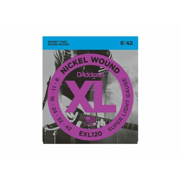 EXL120 SUPER LIGHT NICKEL RW 09/42 SET DI CORDE