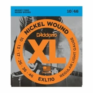 EXL110 REGULAR LIGHT NICKEL ROUND WOUND SET DI CORDE