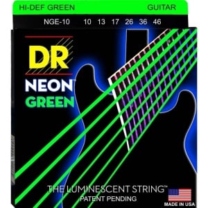 NGE-10 10/46 NEON HI-DEF GREEN SET DI CORDE