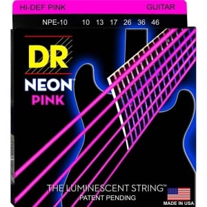 NPE10 10/46 NEON HI-DEF PINK SET DI CORDE