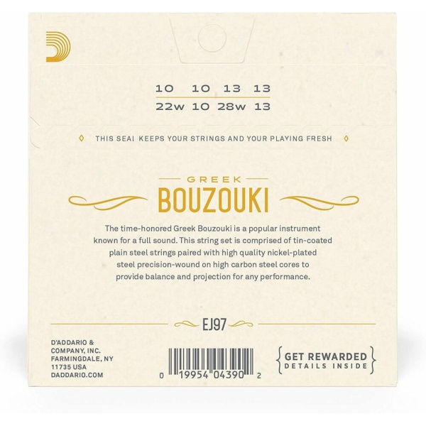 EJ97 GREEK BOUZOUKI NPS SET CORDE