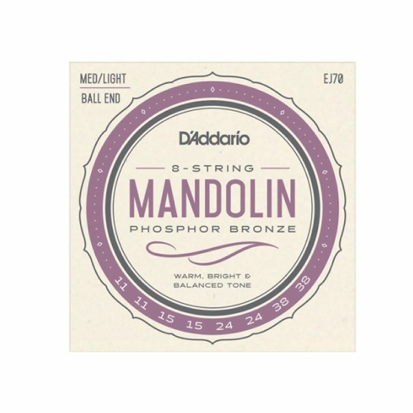 EJ70 PHOSPHOR BRONZE MANDOLIN 11/38 SET CORDE