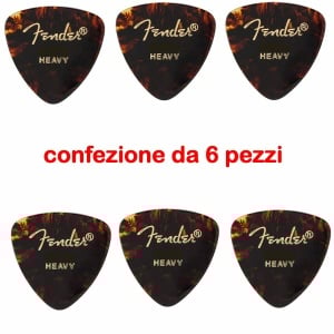 346 SHAPE HEAVY CLASSIC CELLULOID CONF. 6 PLETTRI