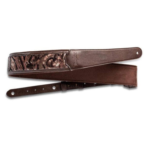 VEGAN LEATHER STRAP CHOCOLATE BROWN