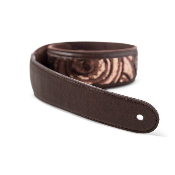 VEGAN LEATHER STRAP CHOCOLATE BROWN