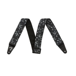 HAWAIIAN BLACK FLORAL 2'' TRACOLLA