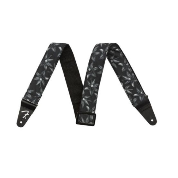 HAWAIIAN BLACK FLORAL 2'' TRACOLLA