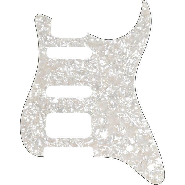 BATTIPENNA STRAT HSS 11 HL AGED WHITE MOTO