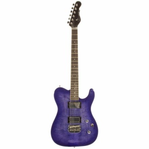 ASAT DELUXE CARVED TOP BRIGHT BLUEBURST